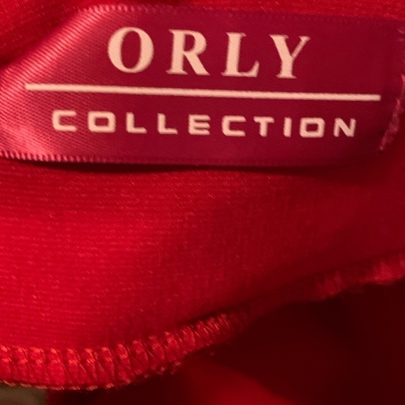 Orly Collection Red pants with pockets size large EUC - Picture 4 of 5